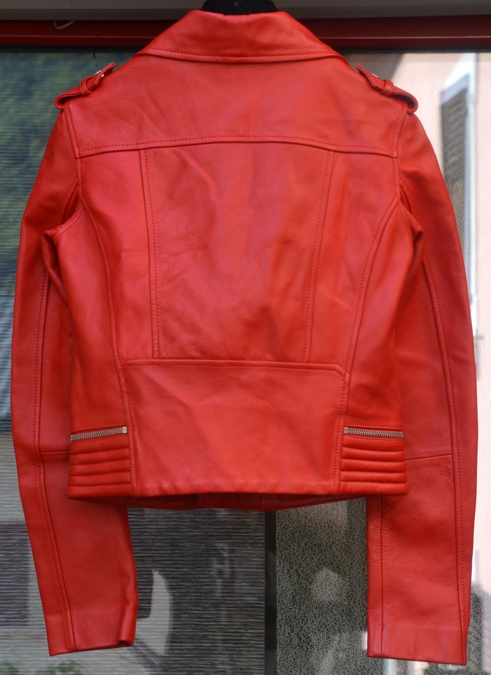 Maje Giacche: MAJE Lederjacke / veste en cuir .36 – Usato da Collonges venduto da Auganien 2