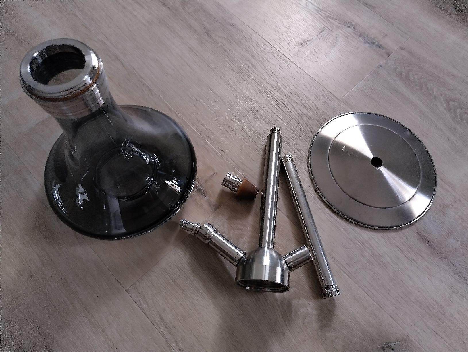 Wasserpfeifen: shisha Glas Edelstahl – Gebraucht aus Dättwil AG von Kleinaberfein 3