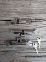 3 Schliesszylinder mit Schlüsseln gebraucht guter Zustand
