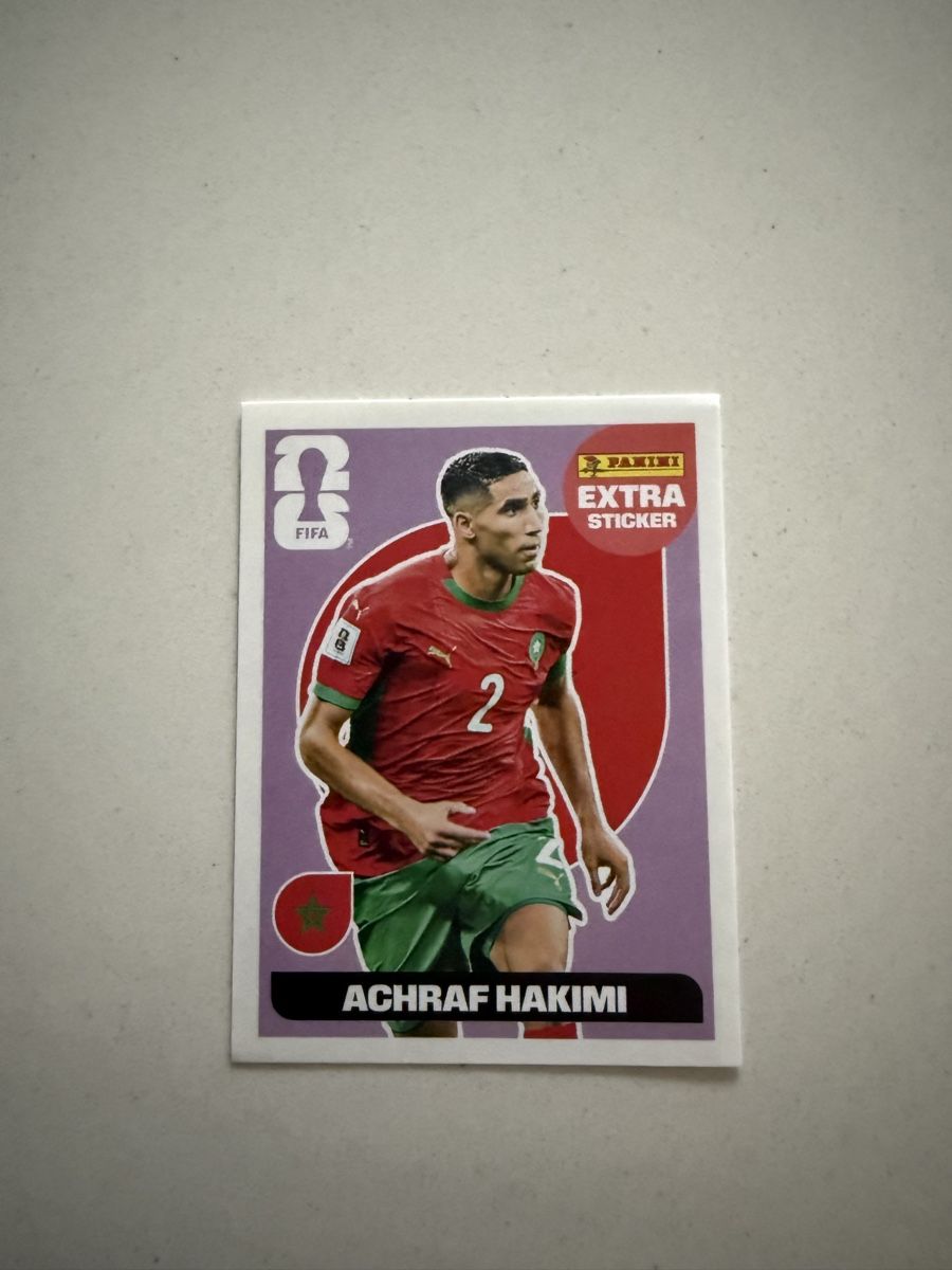 Panini Carte collezionabili: World Cup 2026 Panini - Extra Sticker Achraf Hakimi – Nuovo (secondo la descrizione) da Chiggiogna venduto da TheLegend88