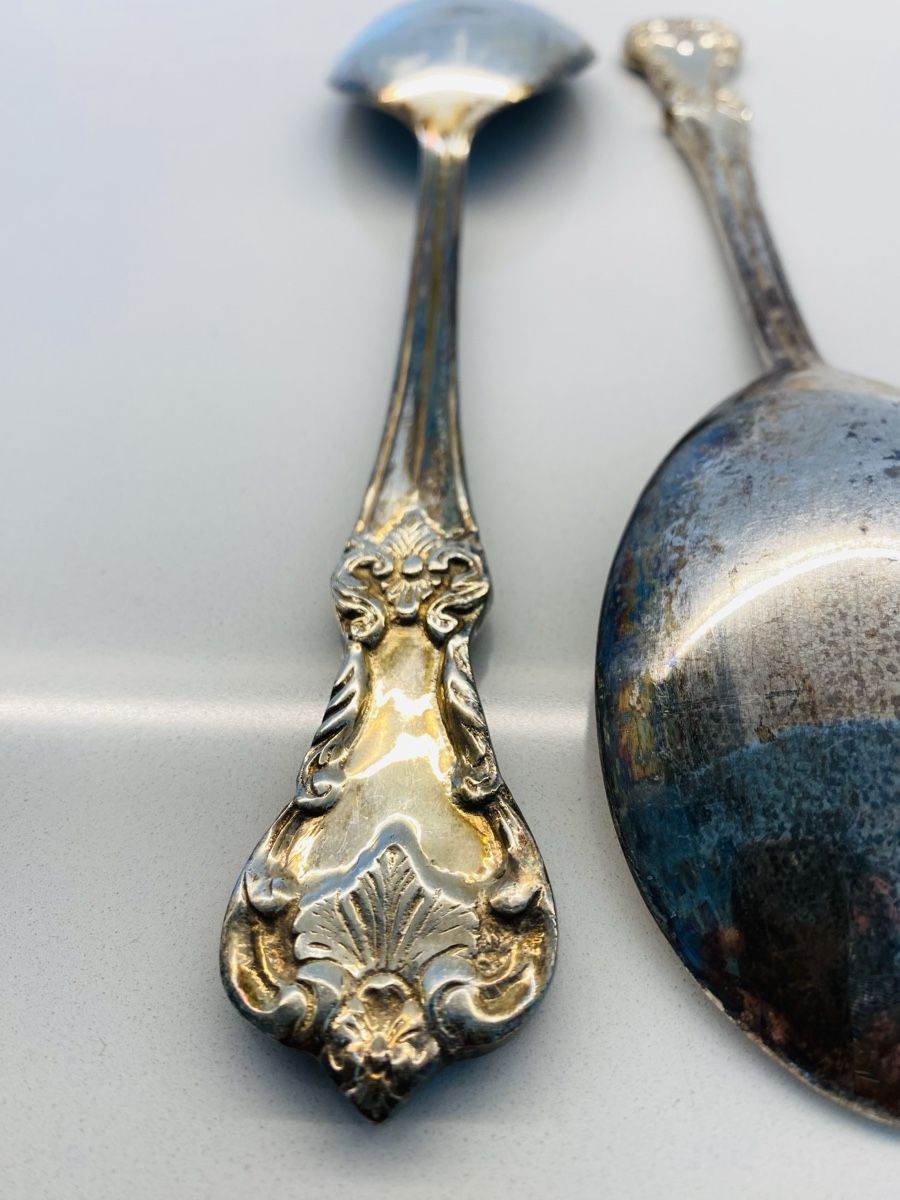 Cucchiai: Versilberte Servierlöffel Set 25 x 6 cm – Usato da Basel venduto da phidelitas 3