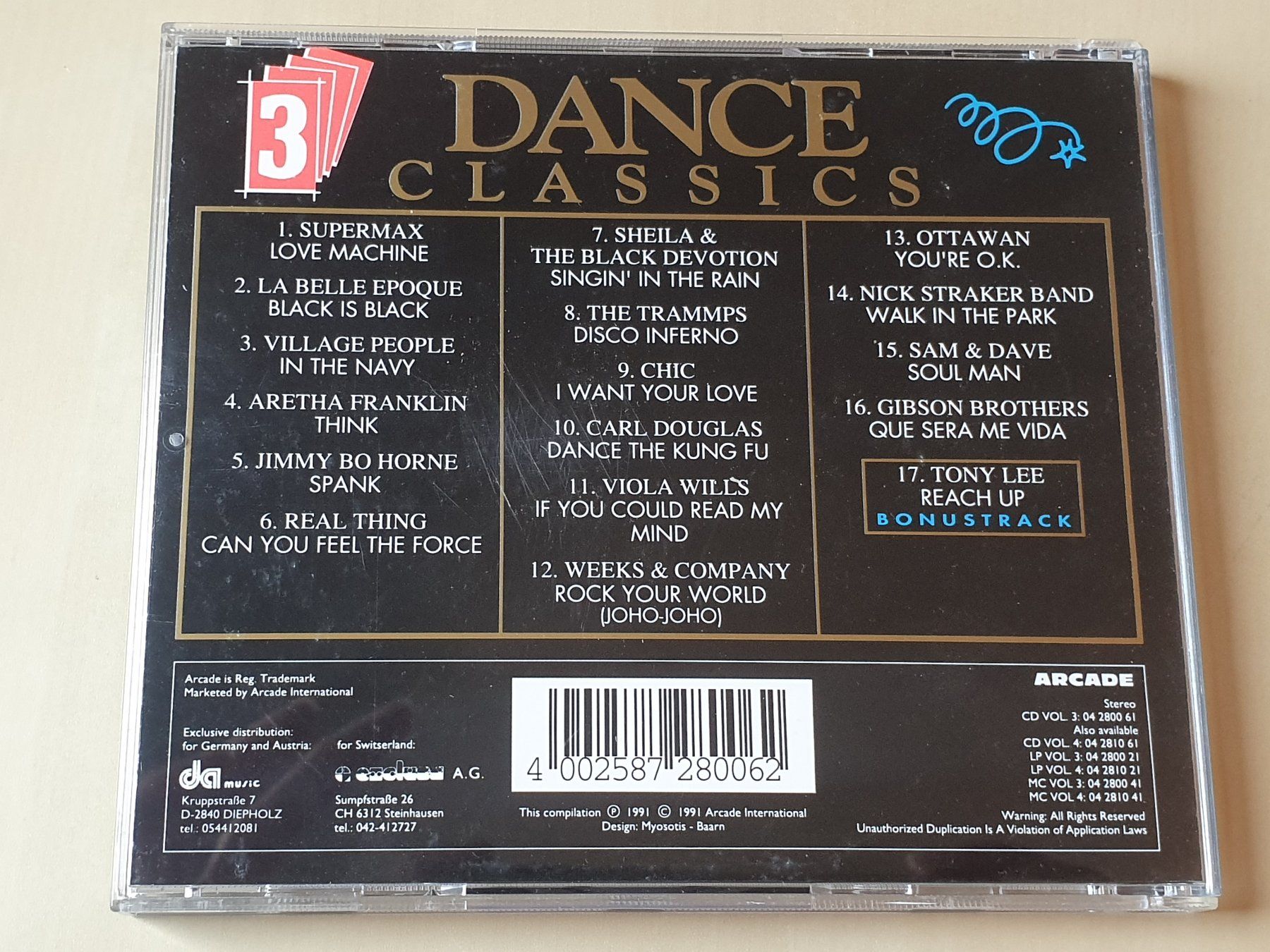CD: Dance Classics Vol. 3 – Usato da Stansstad venduto da collectorsshop 1