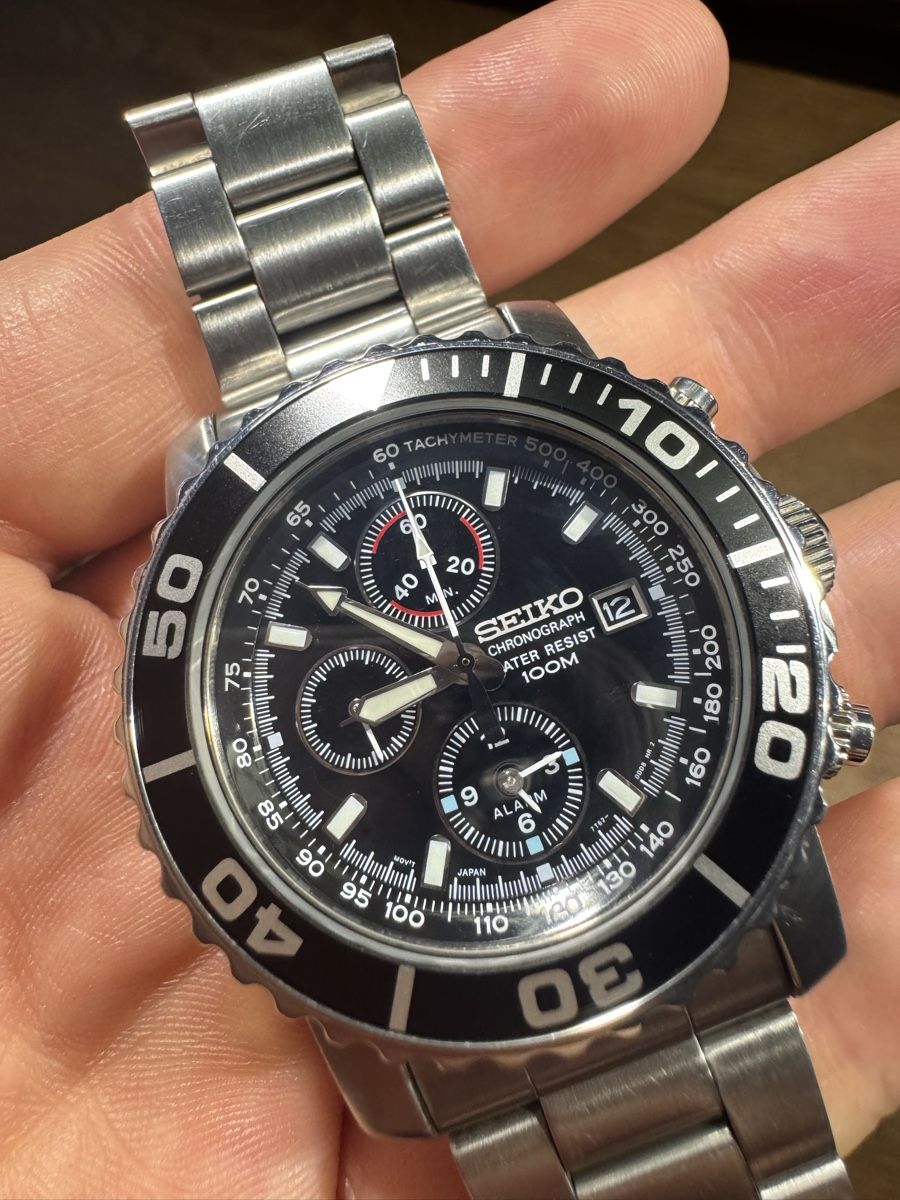 Seiko Montres: Seiko 7T62-0CV0 Chronograph – D'occasion à Glattpark(Opfikon) par ale_mg8x 4