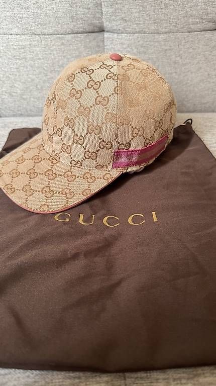 Hüte, Mützen & Caps: Casquette Gucci bande Rose Taille L – Gebraucht aus Pully von Shoes1700