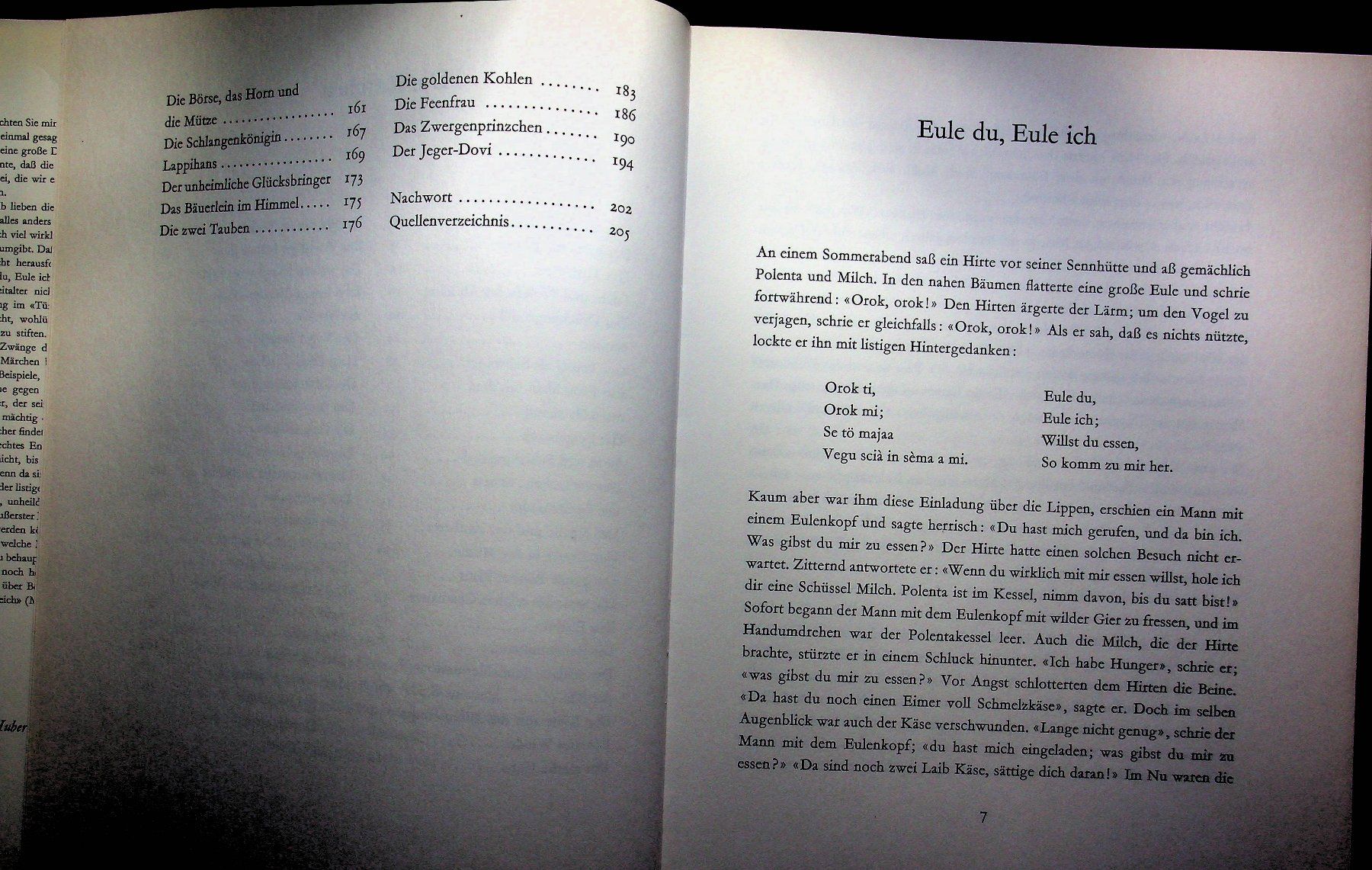Libri: Eule du, Eule ich Die schönsten Märchen der Schweiz – Usato da Reitnau venduto da Zaomir 3