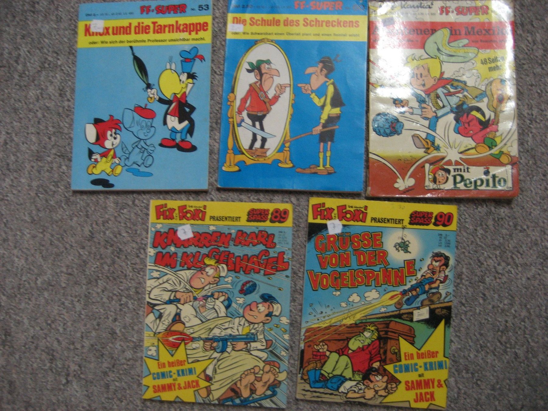 Fumetti: 5 x Fix und Foxi Super Taschenbuch – Usato da Bottighofen venduto da Spiderman61