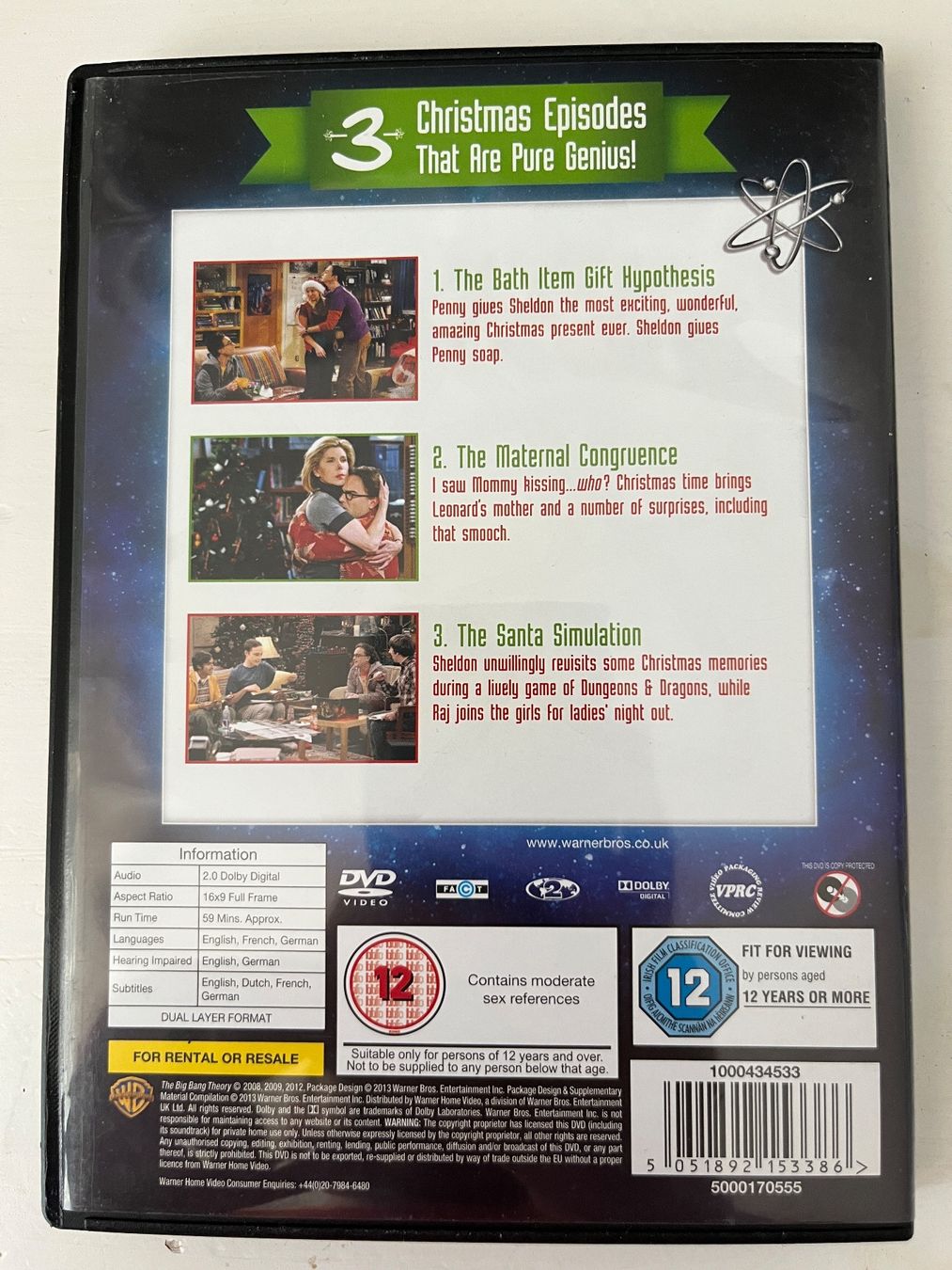 Tutti i DVDs: Big Bang Theory | Christmas Episodes – Nuovo (secondo la descrizione) da Sierre venduto da black.box 1