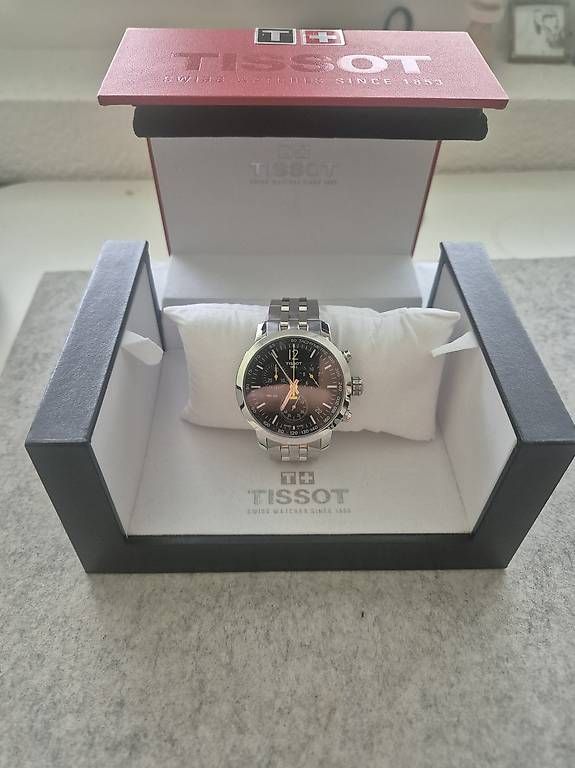 Orologi: Tissot PRC 200 Chronograph Uhr mit Box – Usato da Moosseedorf venduto da bis_brb8