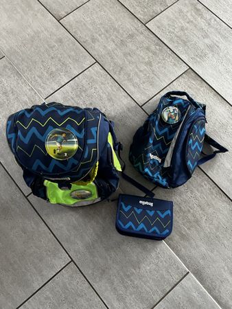 Ergobag Schulrucksack inkl. Etui und Turnrucksack