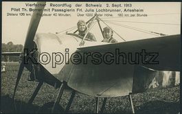 BL Arlesheim - Rekordflug - Flugzeug - Th. Borrer