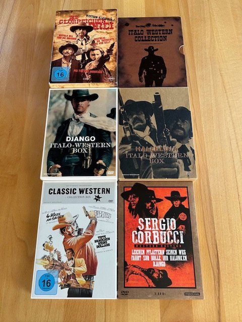Alle DVDs: Vergriffene Western-Collections / 19 DVD's – Gebraucht aus Bubikon von cinerama01