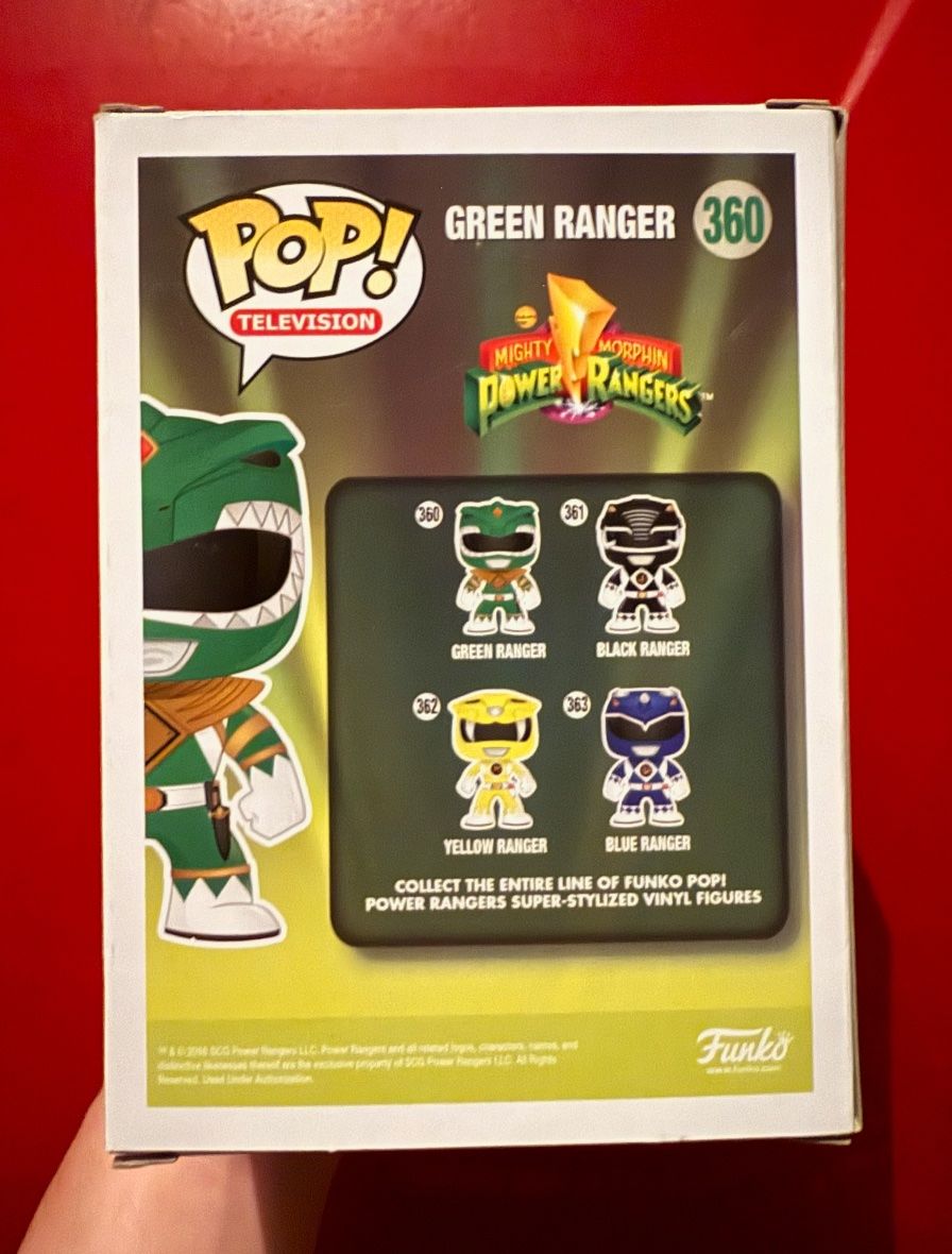 Funko Figuren: Funko Pop! Power Rangers - Green Ranger – Neu und originalverpackt aus Moudon von LeCollectionneur 2