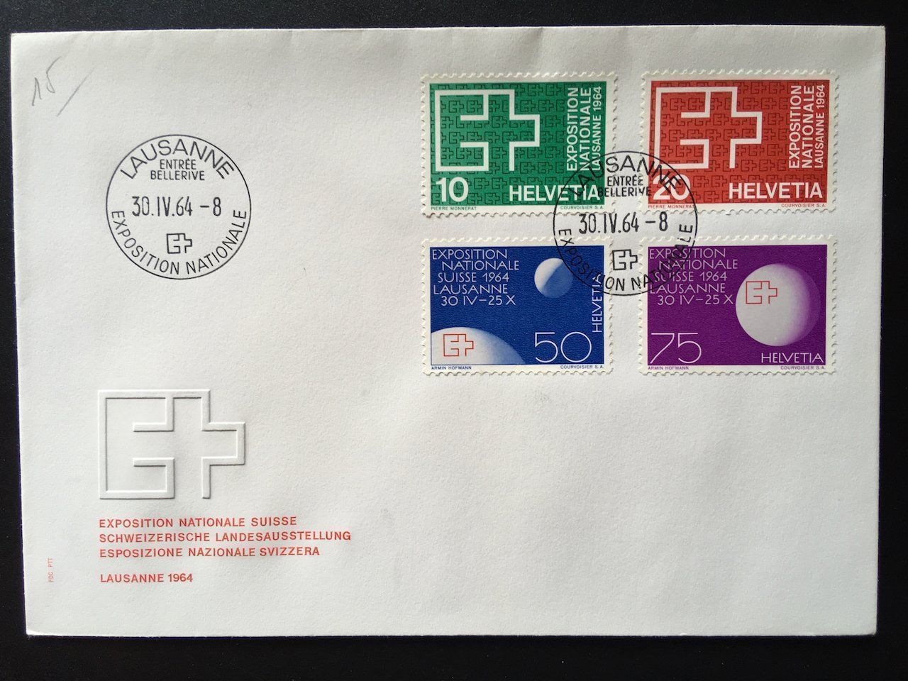 Tutti i francobolli: Lot 5 diverse Belege 1963-68 – Usato da Nesslau venduto da zueri6 3