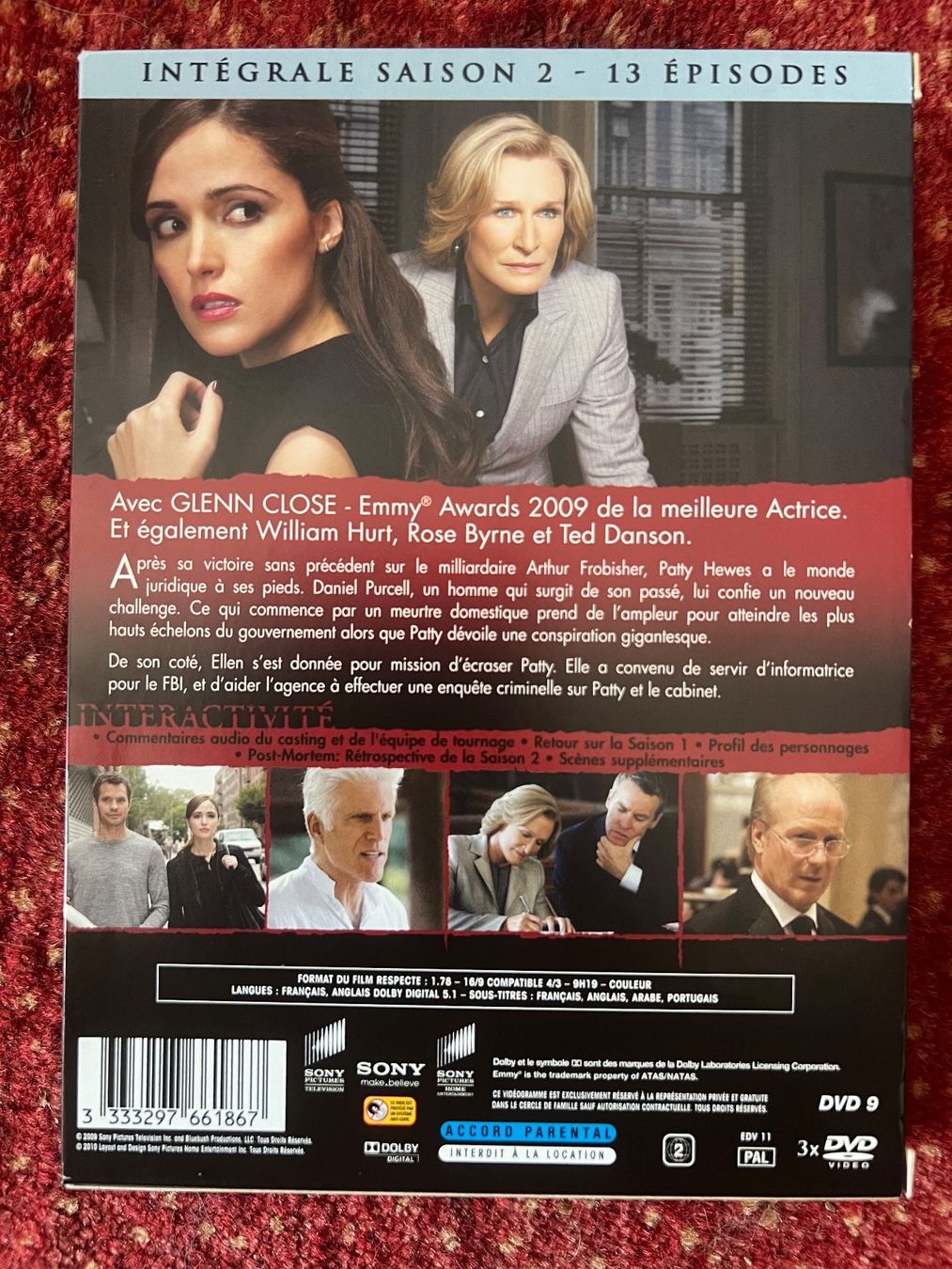 Tutti i DVDs: Damages - Saison 2 - Coffret 3 DVD – Usato da Châtel-St-Denis venduto da Karpat 1