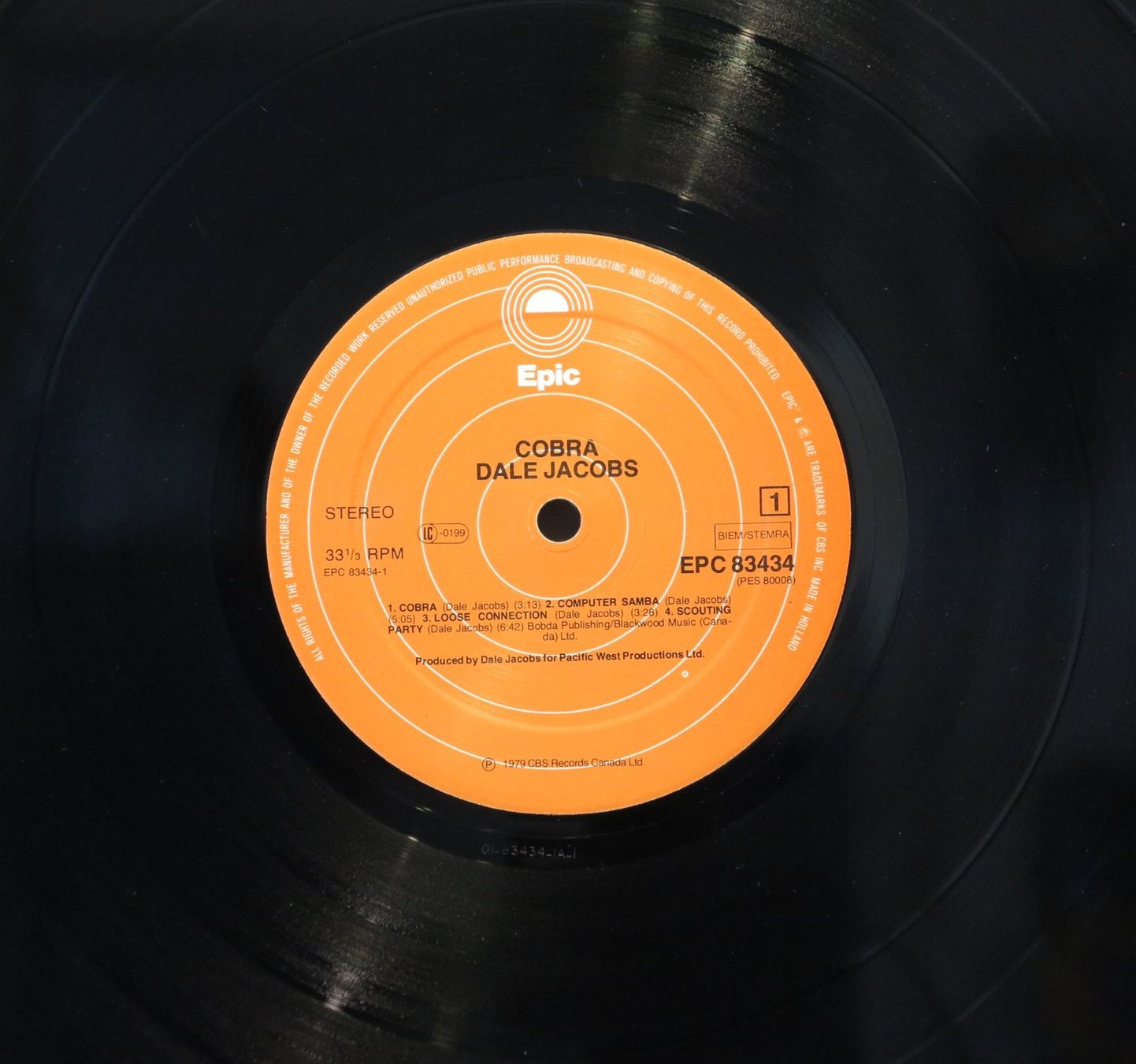 Schallplatten: Dale Jacobs - Cobra / LP – Gebraucht aus Zürich von Naim60 2