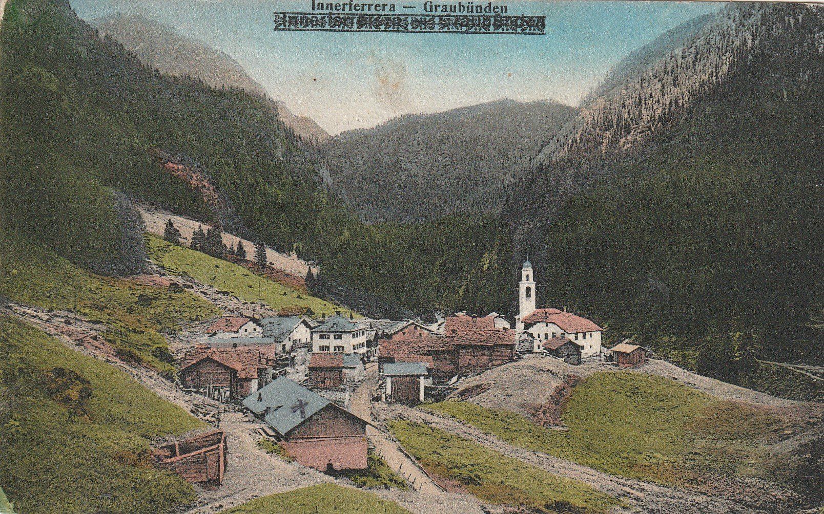 Cartoline postali: Innerferrera-Graubünden – Usato da uttwil venduto da Koehlerfred