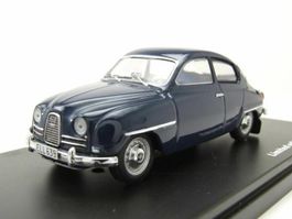 Saab 96 Sedan Phase I 1960-1964 dunkelblau     1:43