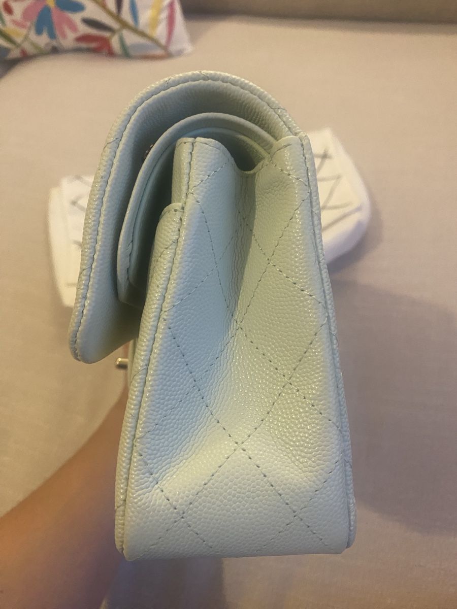 Chanel Sacs femmes: Chanel Classic Small Flap Bag in Mint Green – D'occasion à Mies par nic_yk5d 4