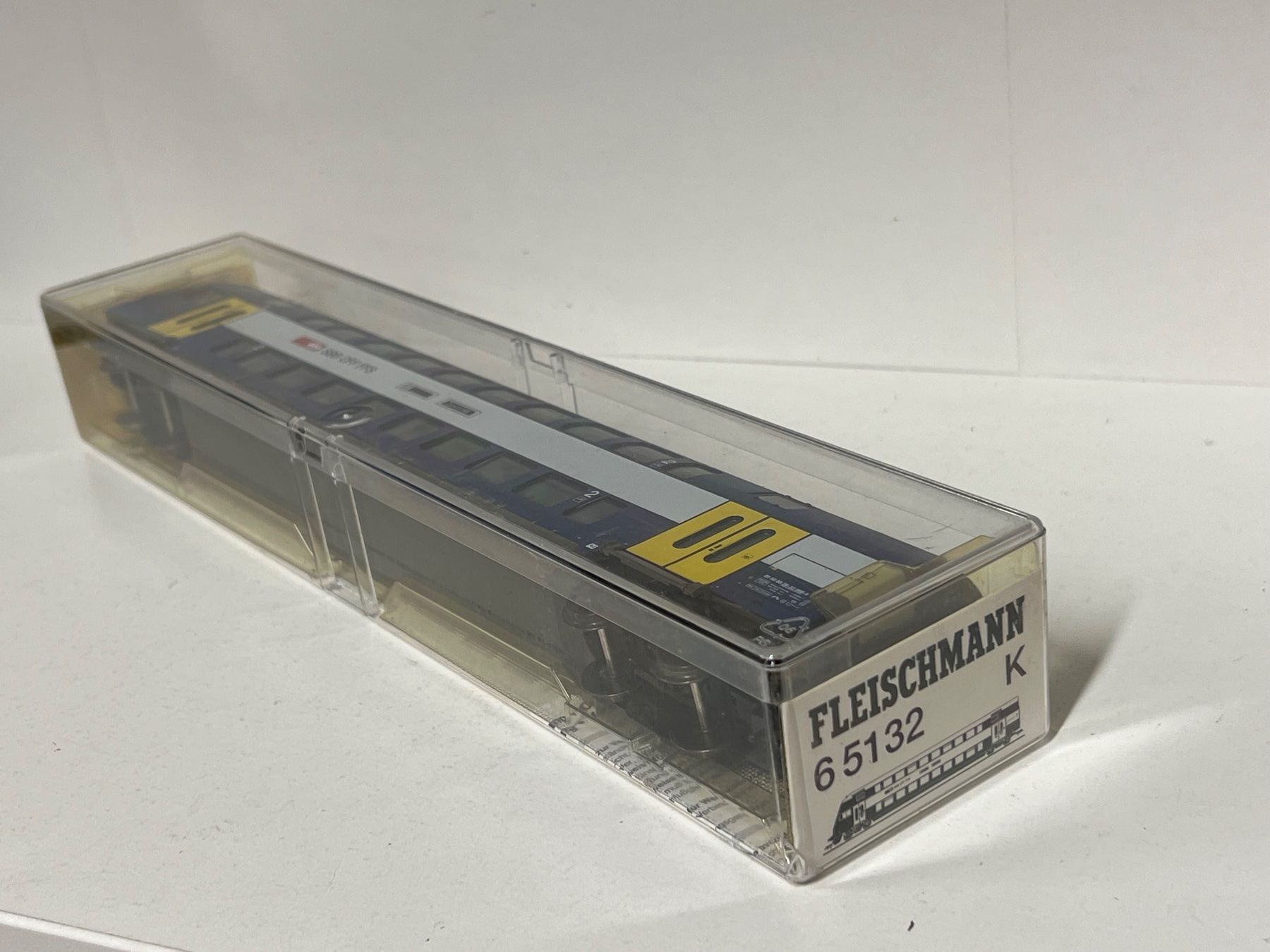Fleischmann Modellini di ferrovie: Fleischmann S-Bahn Steuerwagen H0/DC 65132 – Usato da Geroldswil venduto da TopTrain54 9