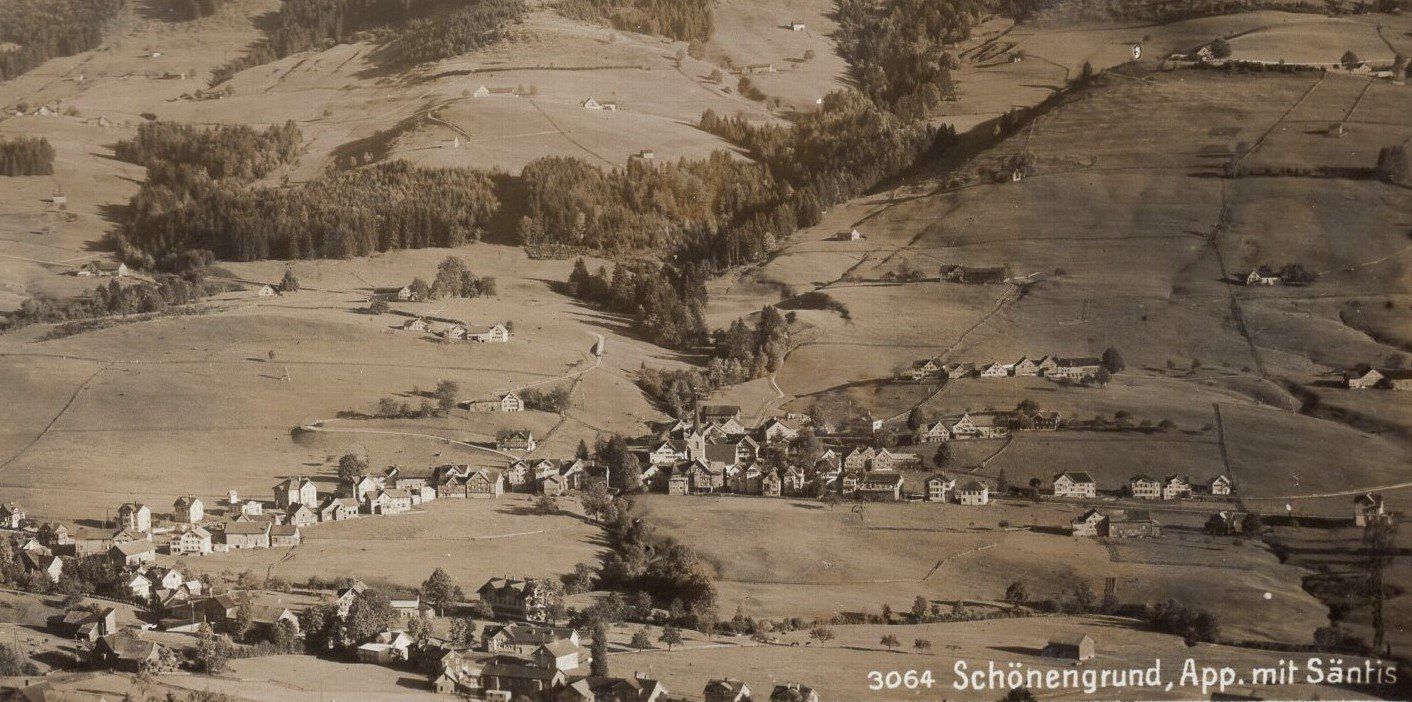 Ansichtskarten: Schönengrund mit Säntis – Gebraucht aus Aarau von kufi44 1