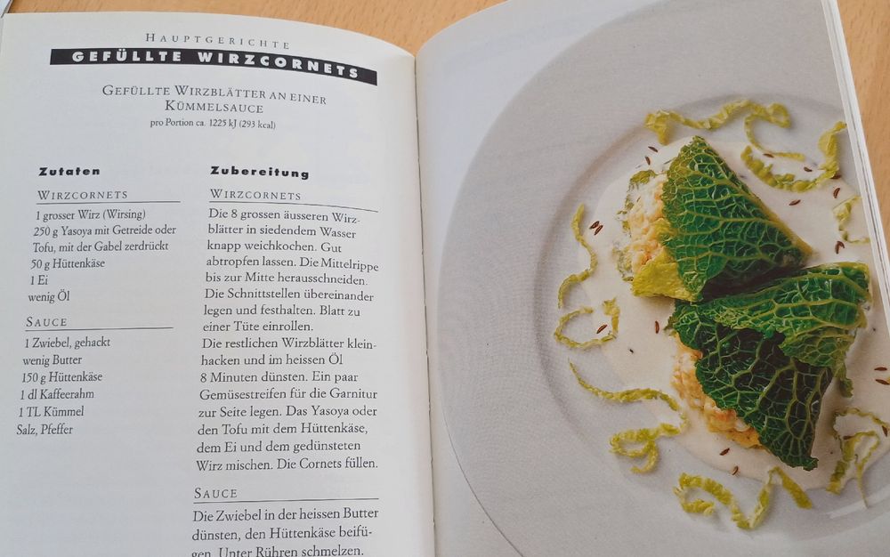 Bücher: Büchlein 'fantasievolle Sojaküche' – Gebraucht aus Entlebuch von Waldschratt65 2