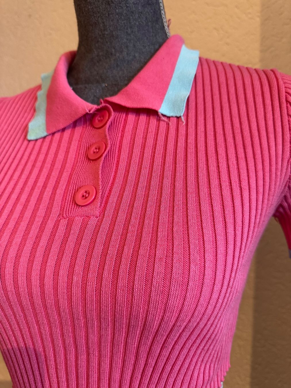 Top: Damen Pink Crop Top Gr S – Usato da Frenkendorf venduto da Style365 2
