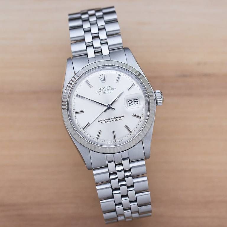 Montres: Rolex Datejust 1601 Silver Sigma de 1973 – D'occasion à Lausanne par inf_dft9