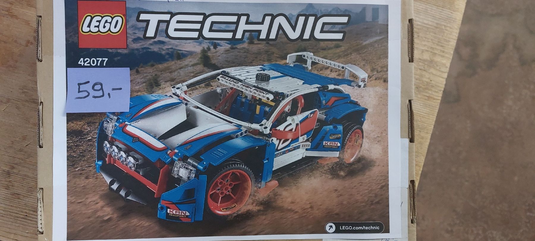 Lego Kit di costruzioni: Lego Technic 42077 Rally Car zerlegt & 100% Komplett – Usato da Birmensdorf ZH venduto da Yellowsport