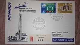 Swissair Geneve - Helsinki 07.01.1981
