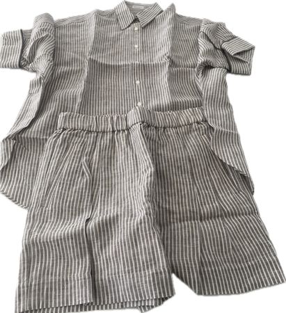Brunello Cucinelli Leinen-Set Hemd + Bermudas 
