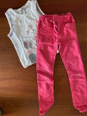 SET Hose Gr.120, T-Shirt Gr. 116-122