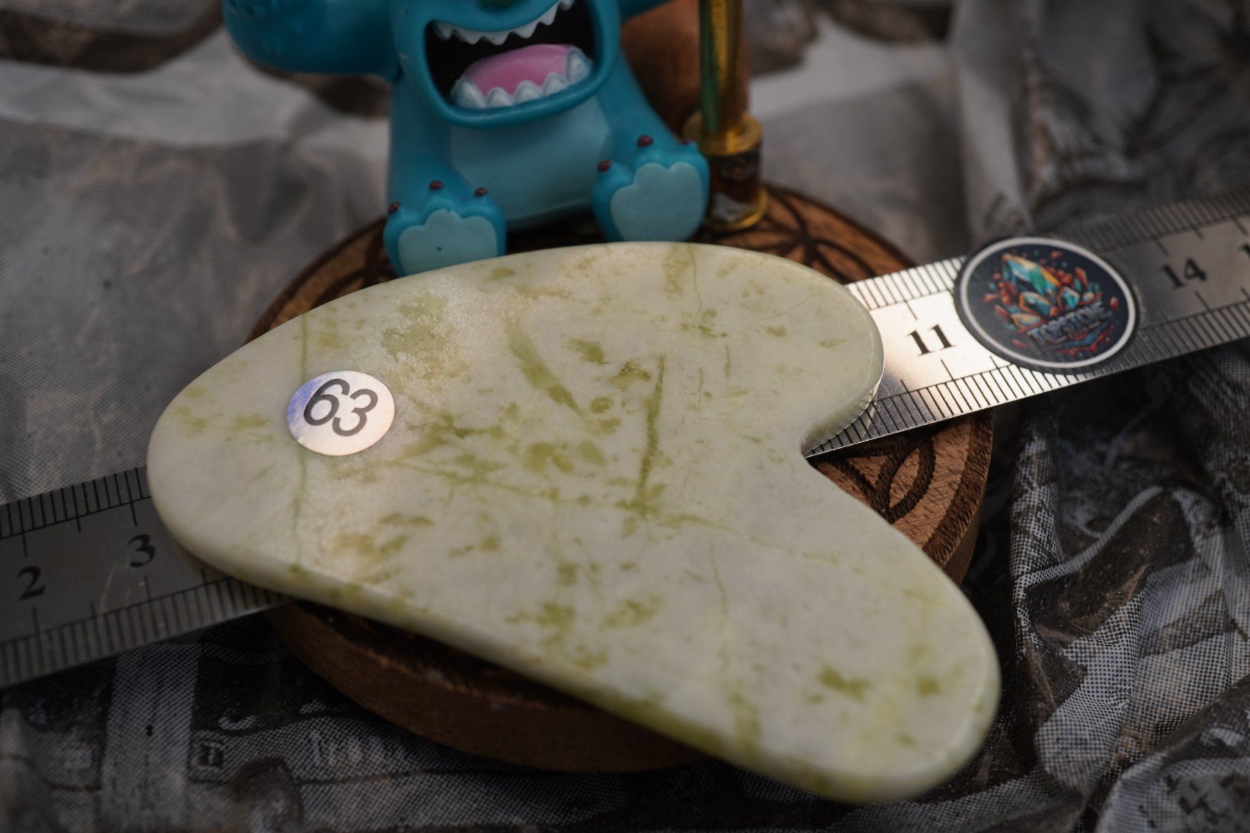 Minéraux & Lithothérapie: Gua Sha Massage-Stein    Jade     ab 1.- – Neuf avec emballage d'origine à Eschenbach SG par topstone 2