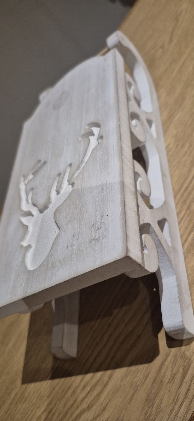 Alle Dekorationen: SHABBY CHIC Deko Holzschlitten, Grösse 29 cm lang – Gebraucht aus Nottwil von echtMOMO 3