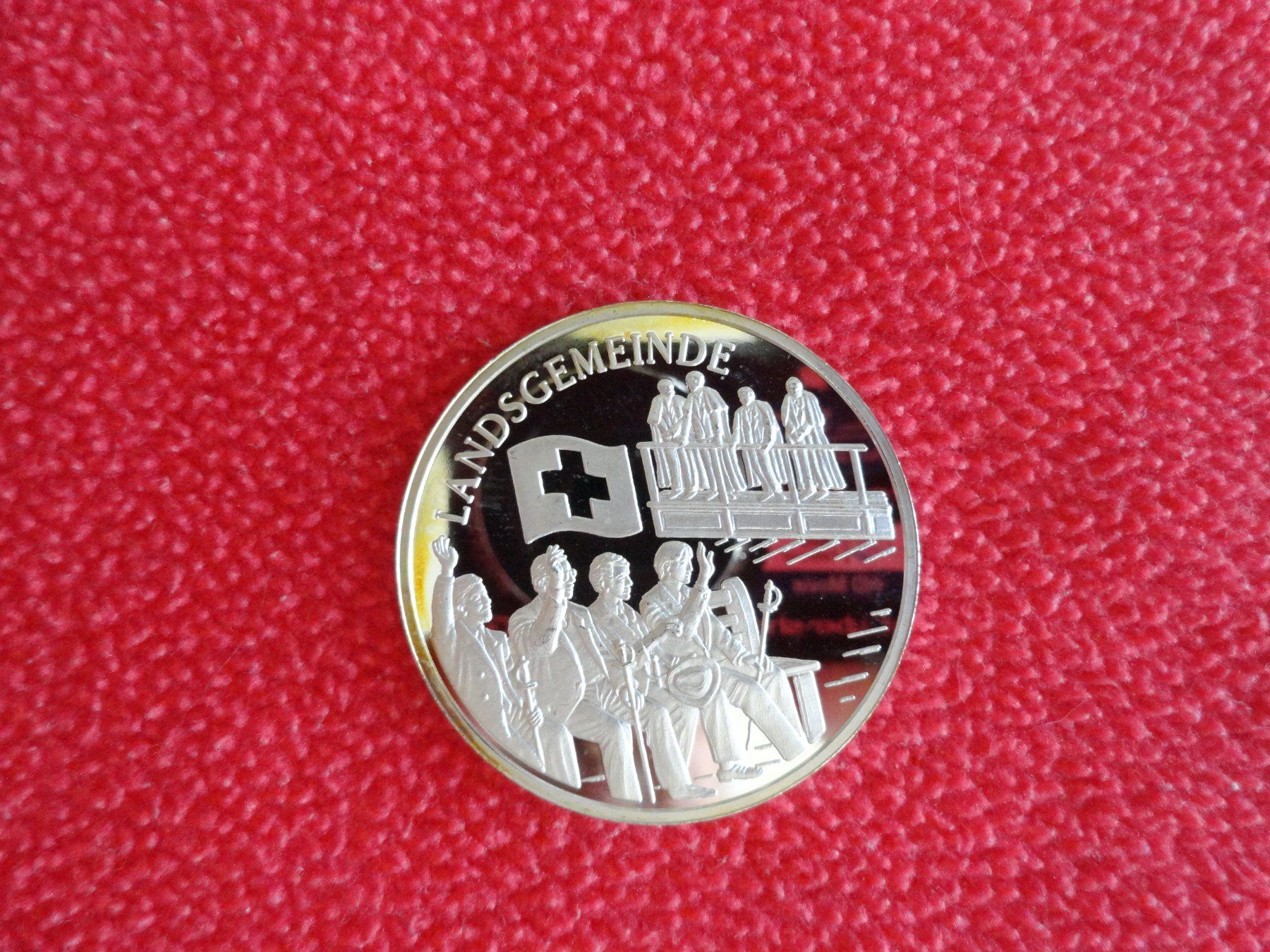 Medaglie: Schweizer Volksbräuche - 20 Gramm Feinsilber - LANDSGEMEINDE – Usato da Gerlafingen venduto da Shiva_74 3