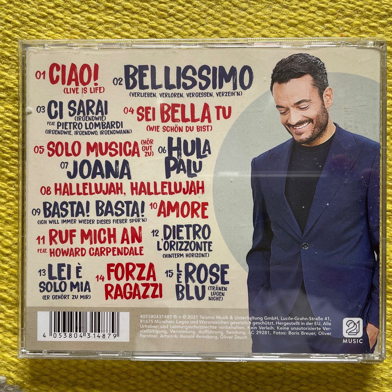 CD: GIOVANNI ZARRELLA-CIAO! – Usato da Rorschacherberg venduto da CD-Roli 1
