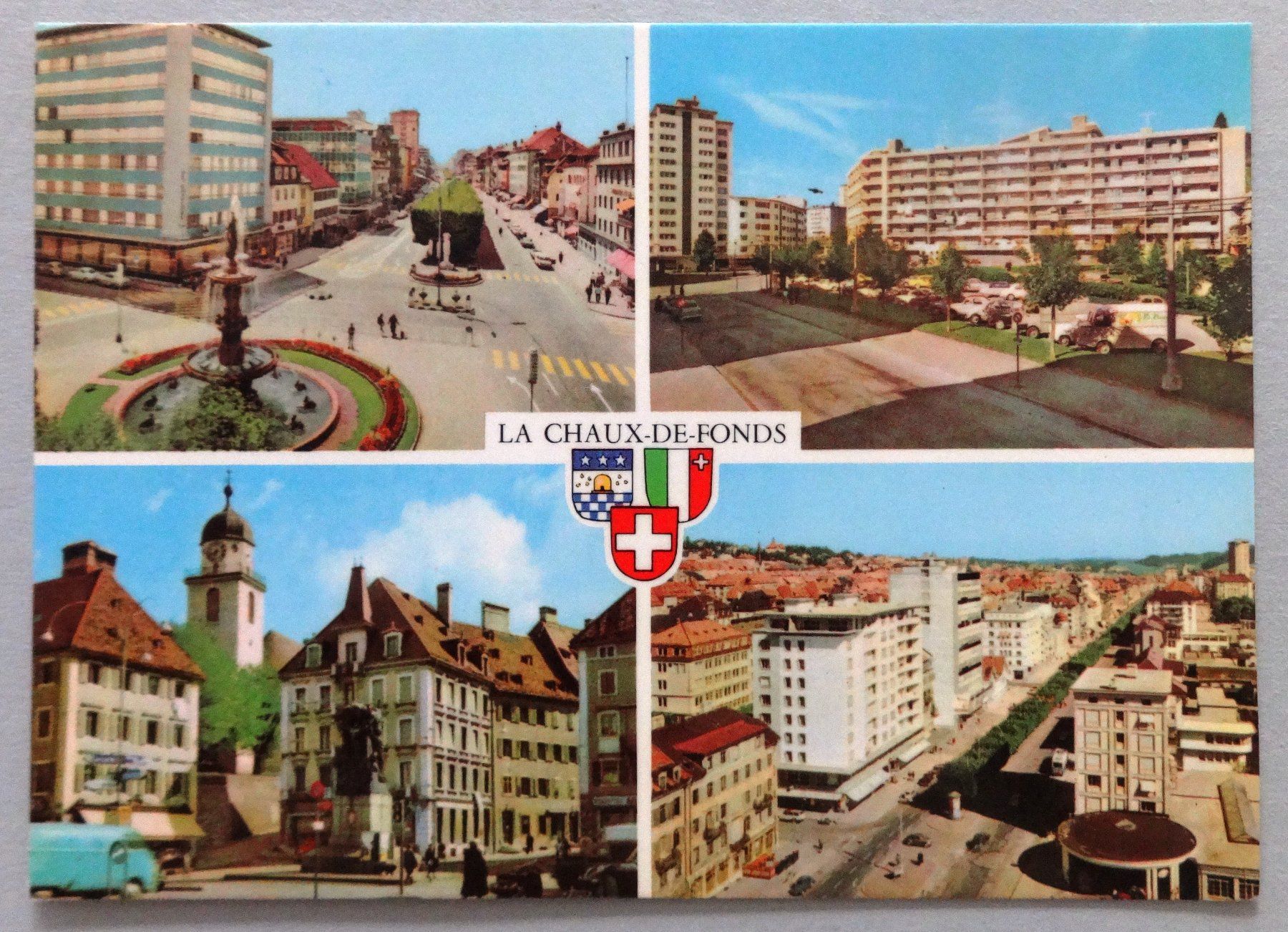 Ansichtskarten: La Chaux-de-Fonds – Defekt aus Fétigny von Billy2miny