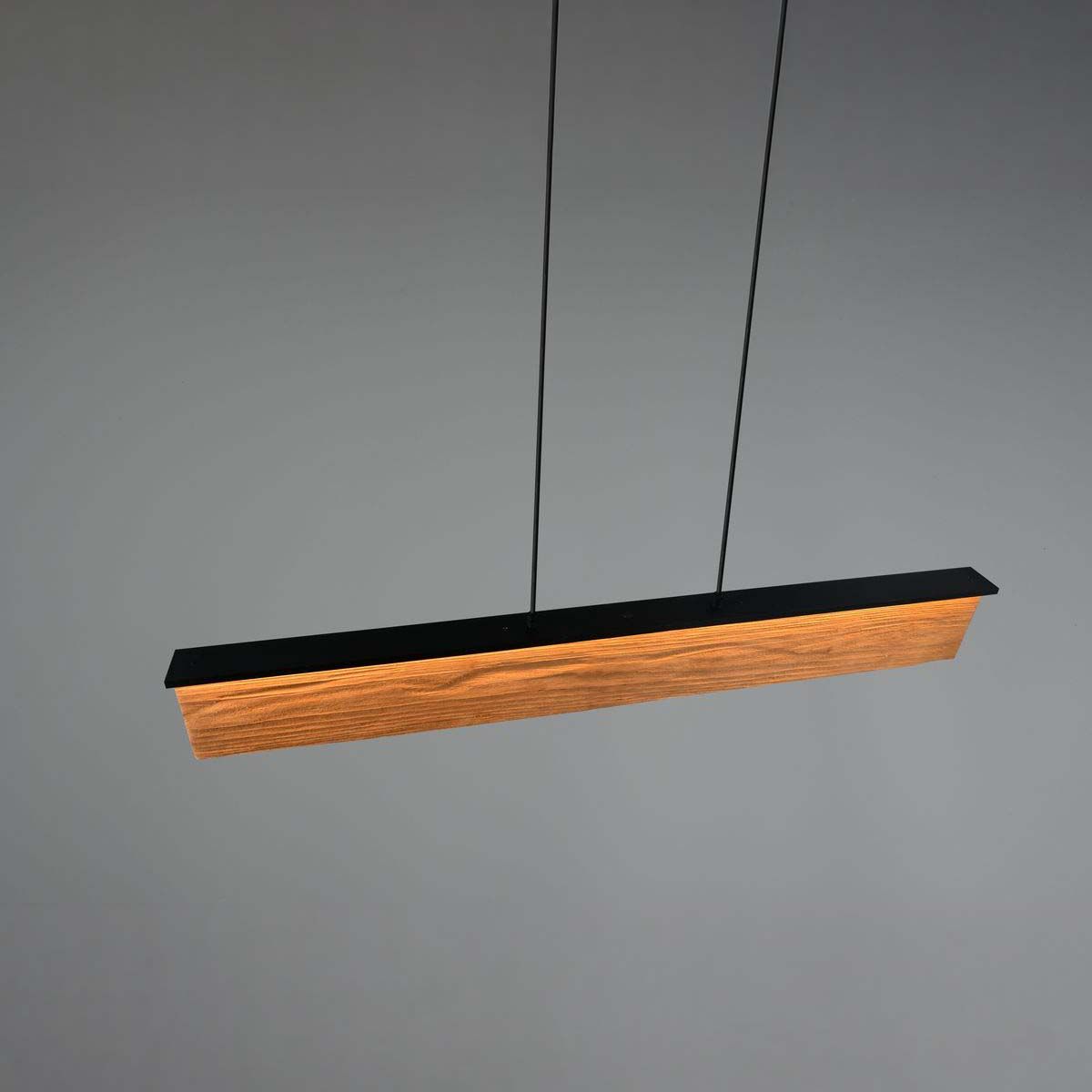 Lampadari & plafoniere: LED Pendelleuchte, Holz, 110 cm x 9 cm – Nuovo (secondo la descrizione) da Kreuzlingen venduto da Smart-Light 2
