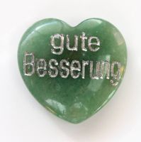 Aventurin-Herzchen - gute Besserung