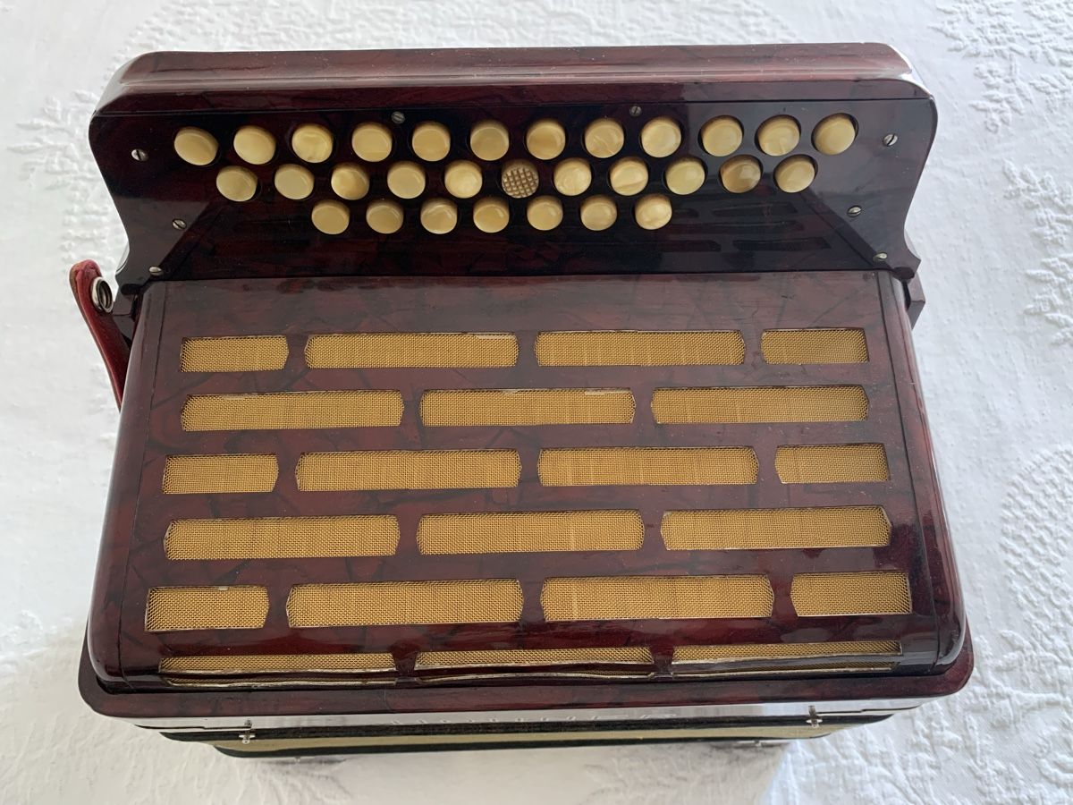 Hohner Strumenti musicali: Diatonische Handorgel / Concertina en Sol – Usato da Zürich venduto da Olimpied 4