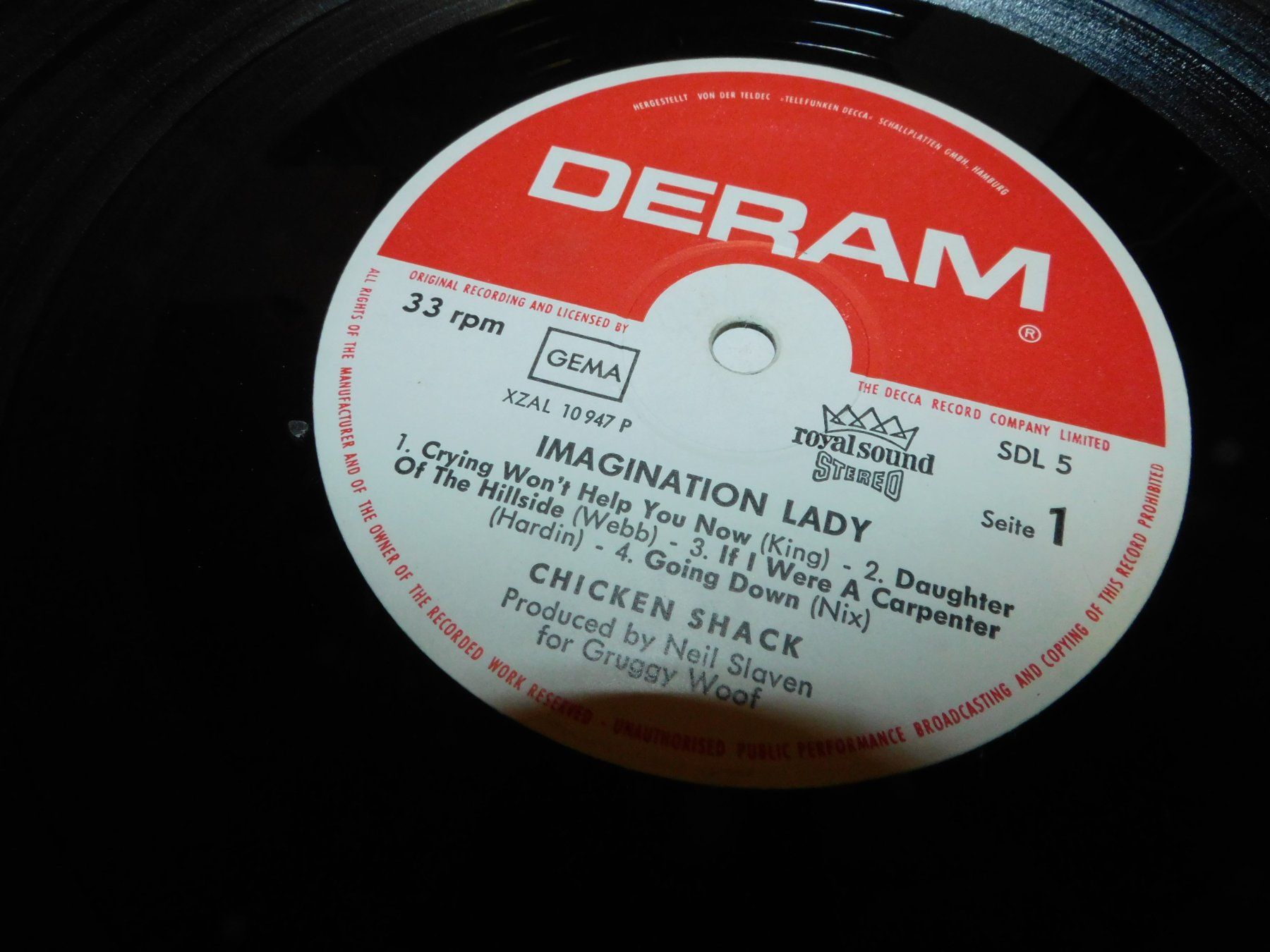 Dischi in vinile: LP - Chicken Shack - Imagination Lady - Schallplatte   LP – Usato da Sursee venduto da 76 2