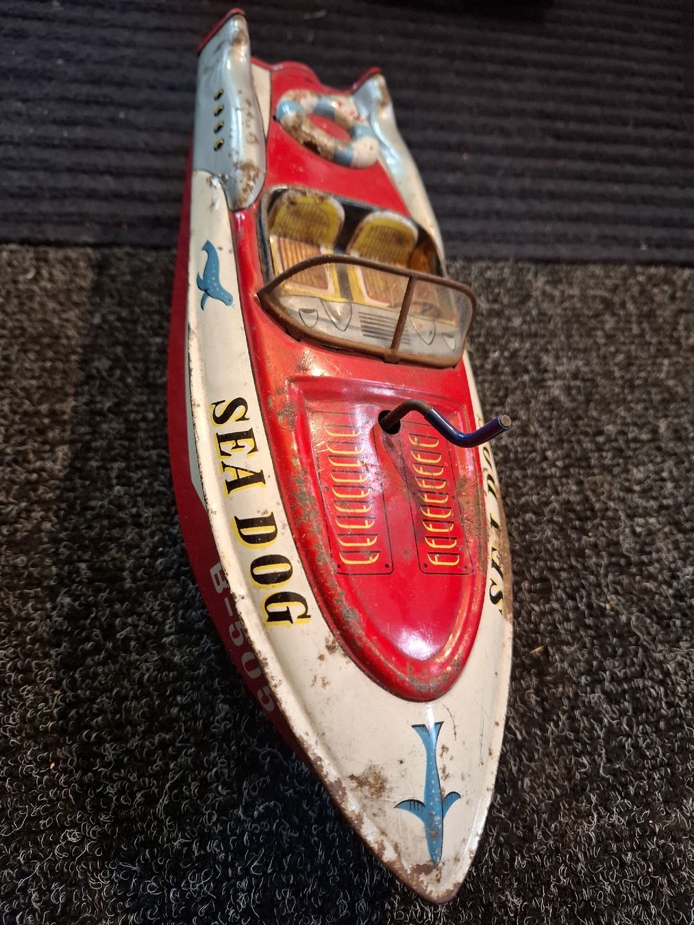 Giocattoli: Giocattolo in latta vintage – Usato da Motto Blenio venduto da Vigio 4
