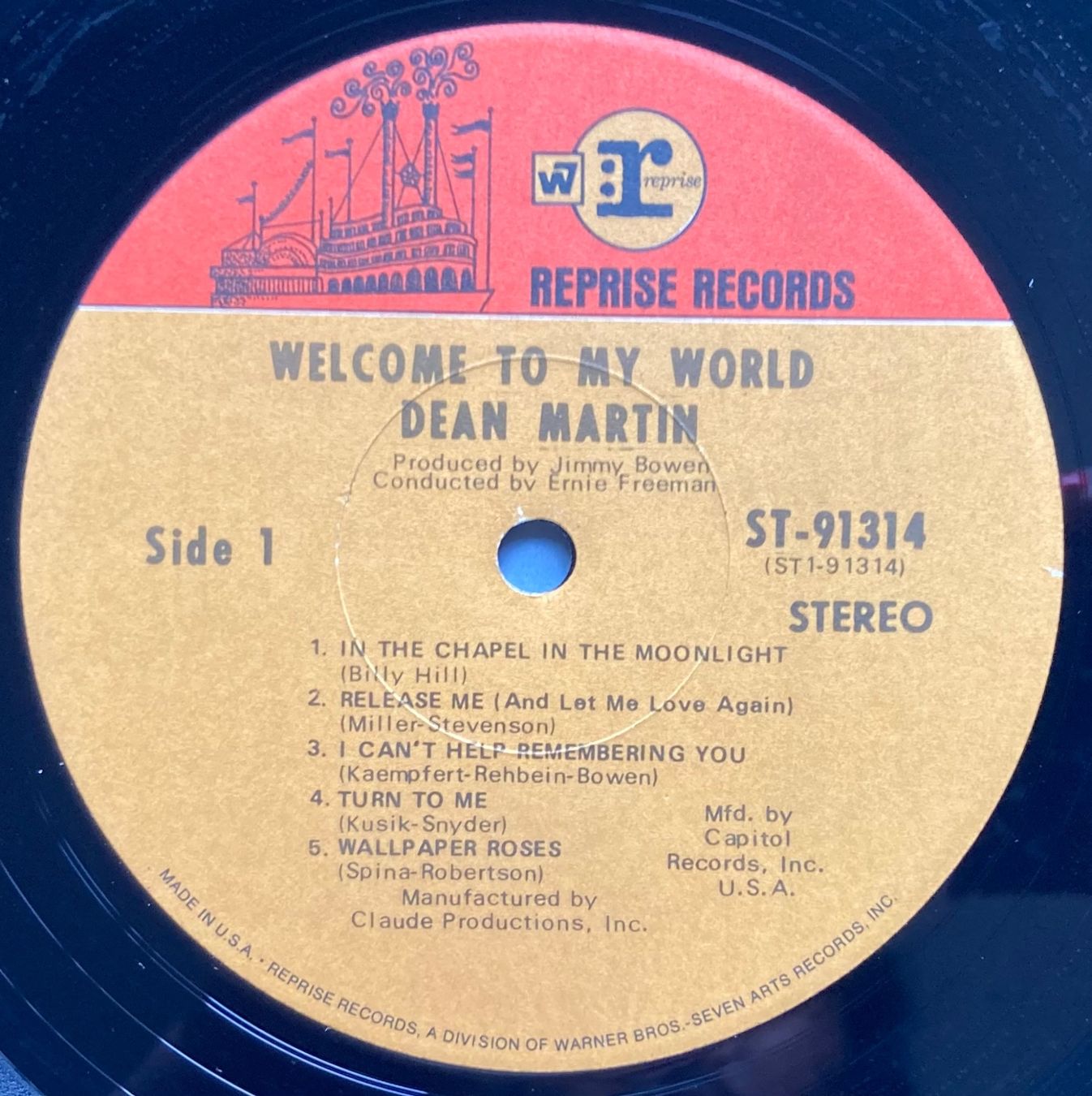 Schallplatten: DEAN MARTIN - WELCOME TO MY WORLD – Gebraucht aus Poliez-Pittet von Newtown-Records 2