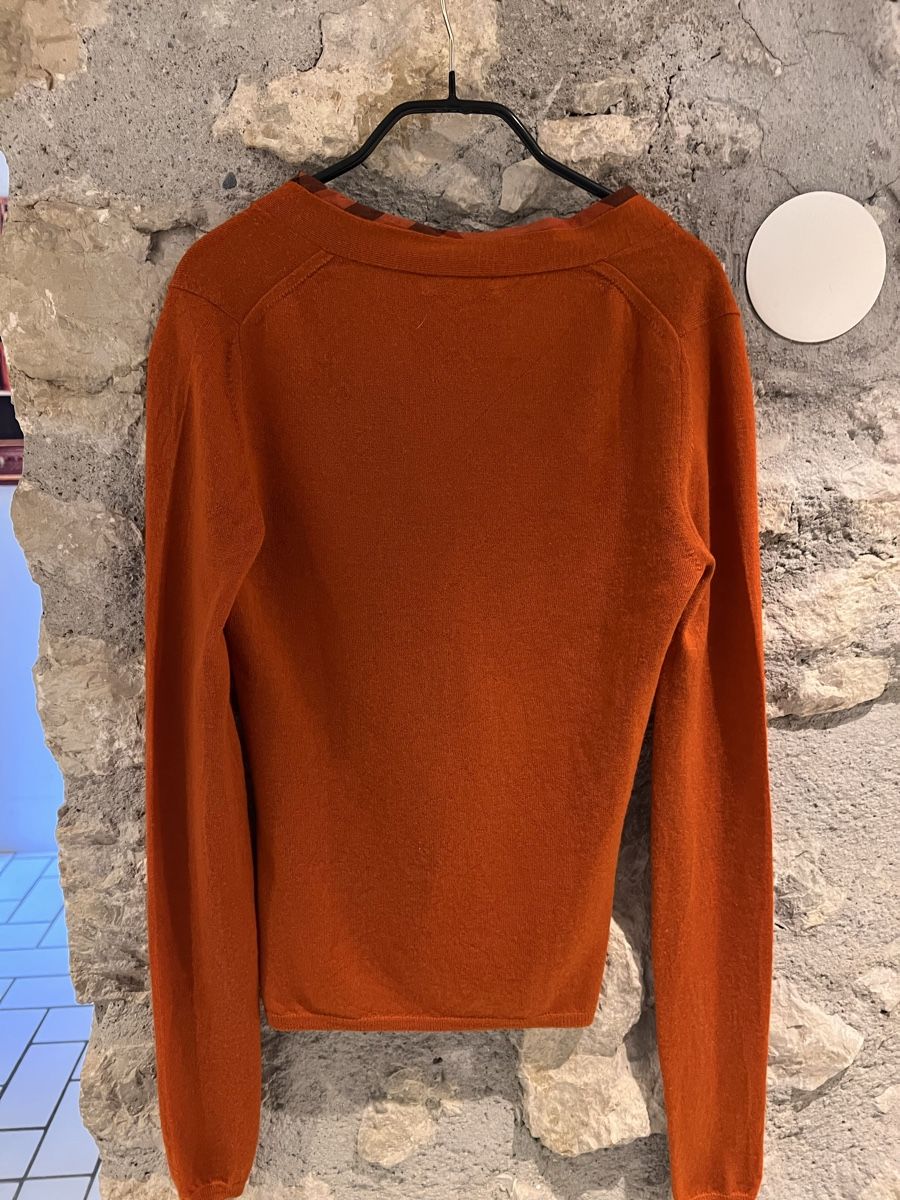 Burberry Giacche: Strickjacke Burberry Brit, Gr. 34, Orange – Usato da Solothurn venduto da Brini06 4