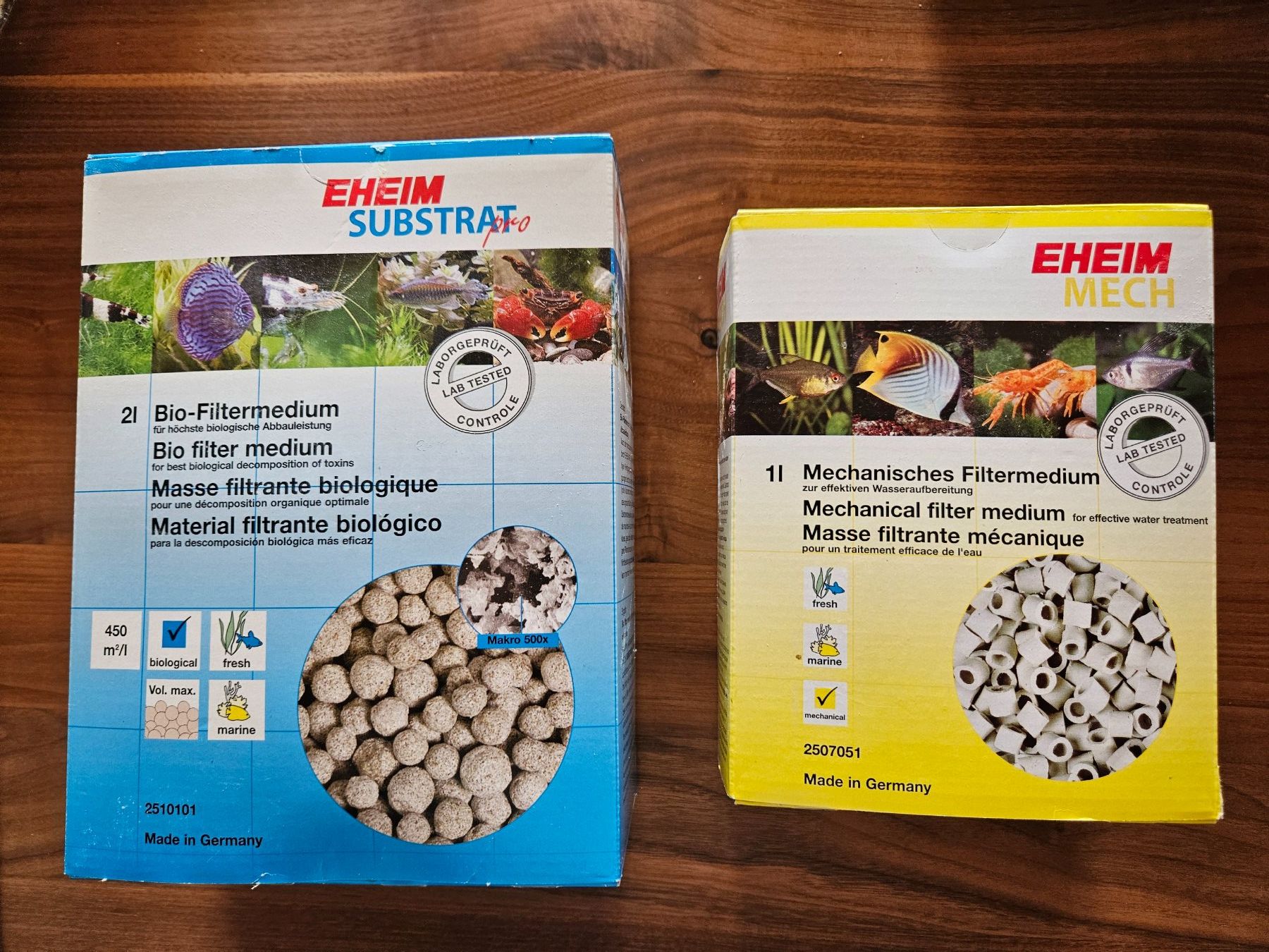 Eheim Filtri: EHEIM SUBSTRAT PRO Filtermedium 2L+ EHEIM MECH 1L – Usato da Münchwilen AG venduto da pel_y9jx