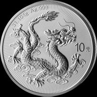 China 10 Yuan 2026 Drache - Rs.: DIE grosse Mauer NEUES JAHR