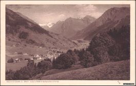 Klosters GR // ca. 1930 Dorf Silvrettagruppe