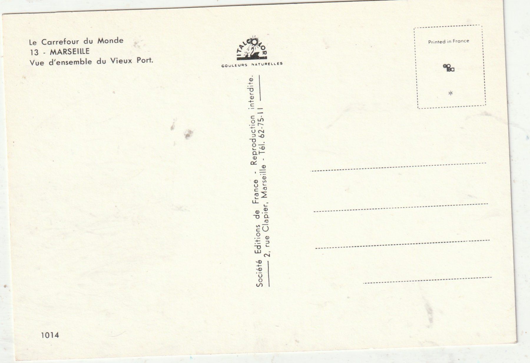 Cartoline postali: Marseila  Schiffen – Usato da Lumbrein venduto da made02 1