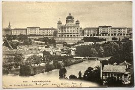 Alte AK Parlamentsgebäude Bern 21.7.1905