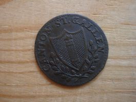 (P2) St. Gallen 1/6 Schwei. Bazen 1808