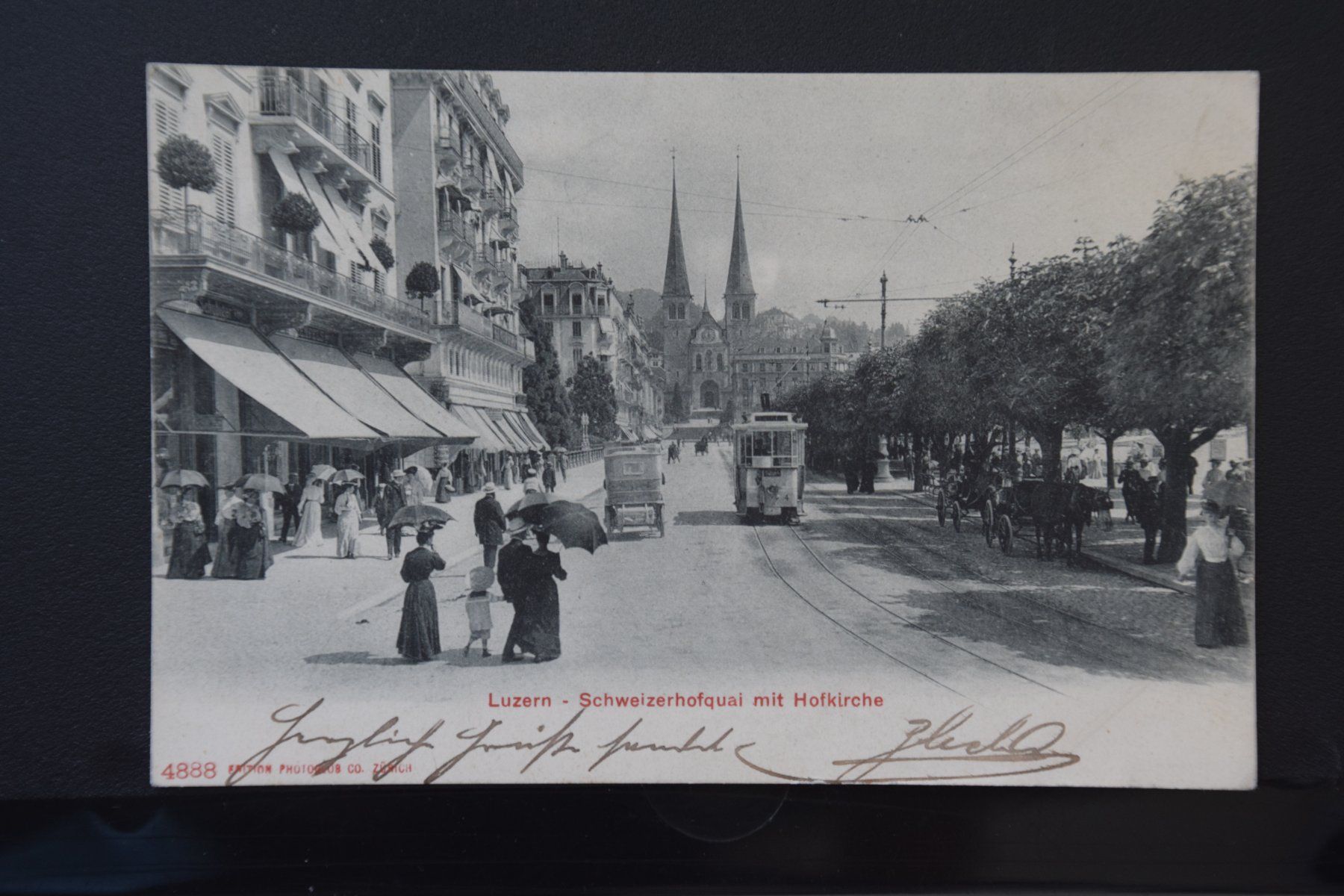 Cartoline postali: AK Luzern, Schweizerhofquai 1906 – Usato da Luzern venduto da CH2018